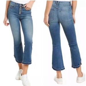 Veronica Beard Carolyn Baby Boot High Rise Crop Jeans